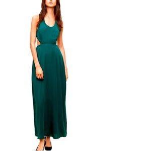 Talula peekaboo maxi dress gown Aritzia